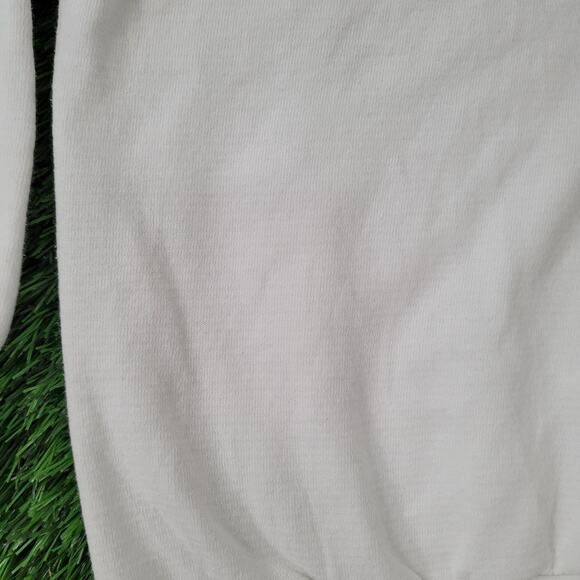 Vintage Funny Not-Listening Sweatshirt XL 24x22 Cropped Made In USA - Picture 5 of 14